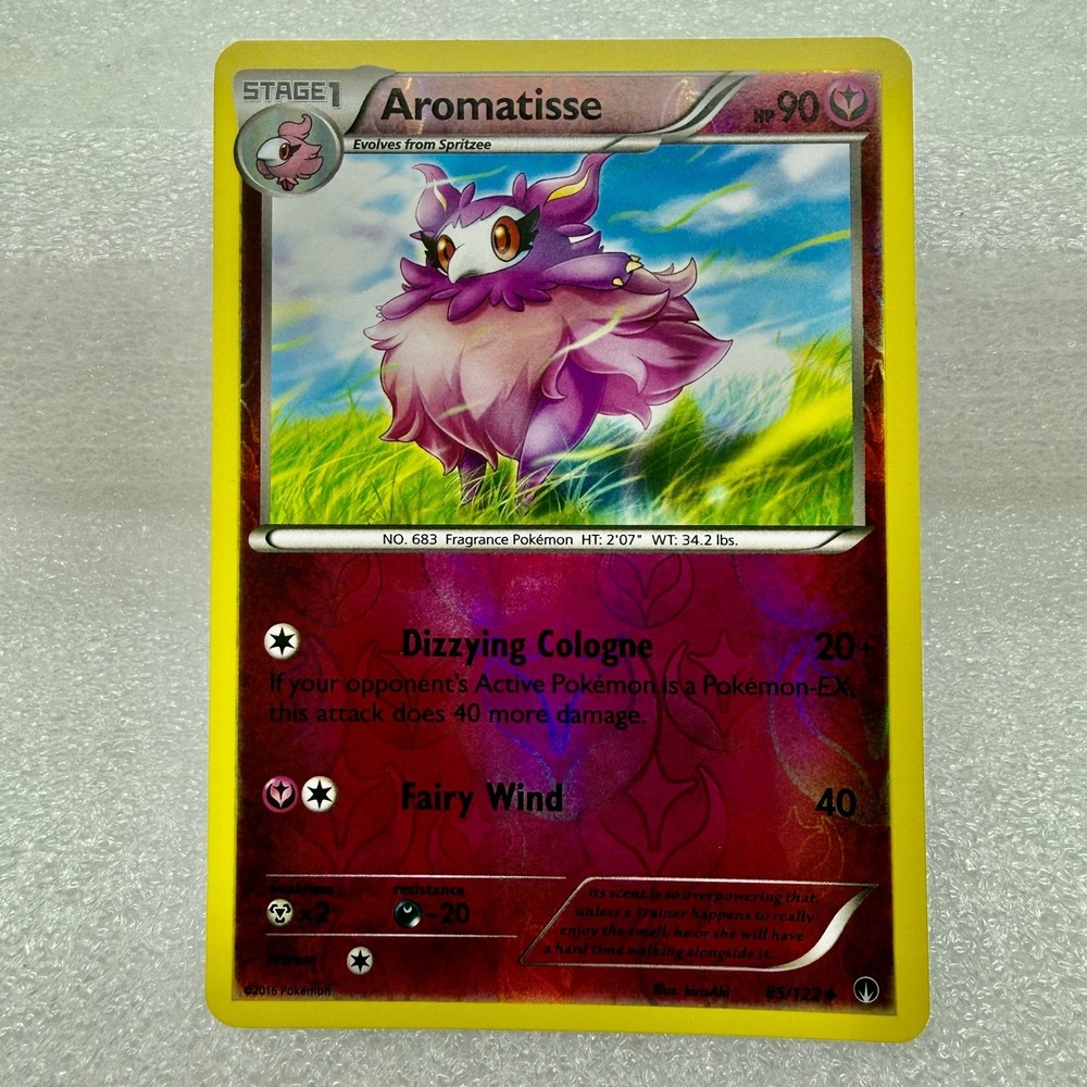 Aromatisse 85/122 Breakpoint Reverse Holo Pokémon TCG Mint Unplayed